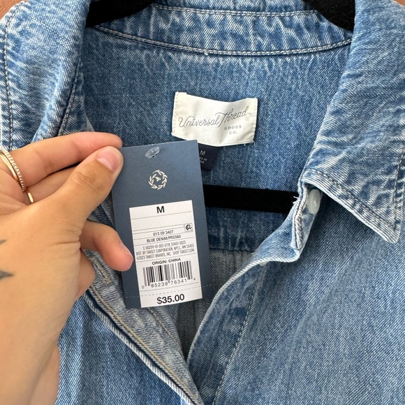 NWT Universal Thread Denim Dress - Picture 2 of 3